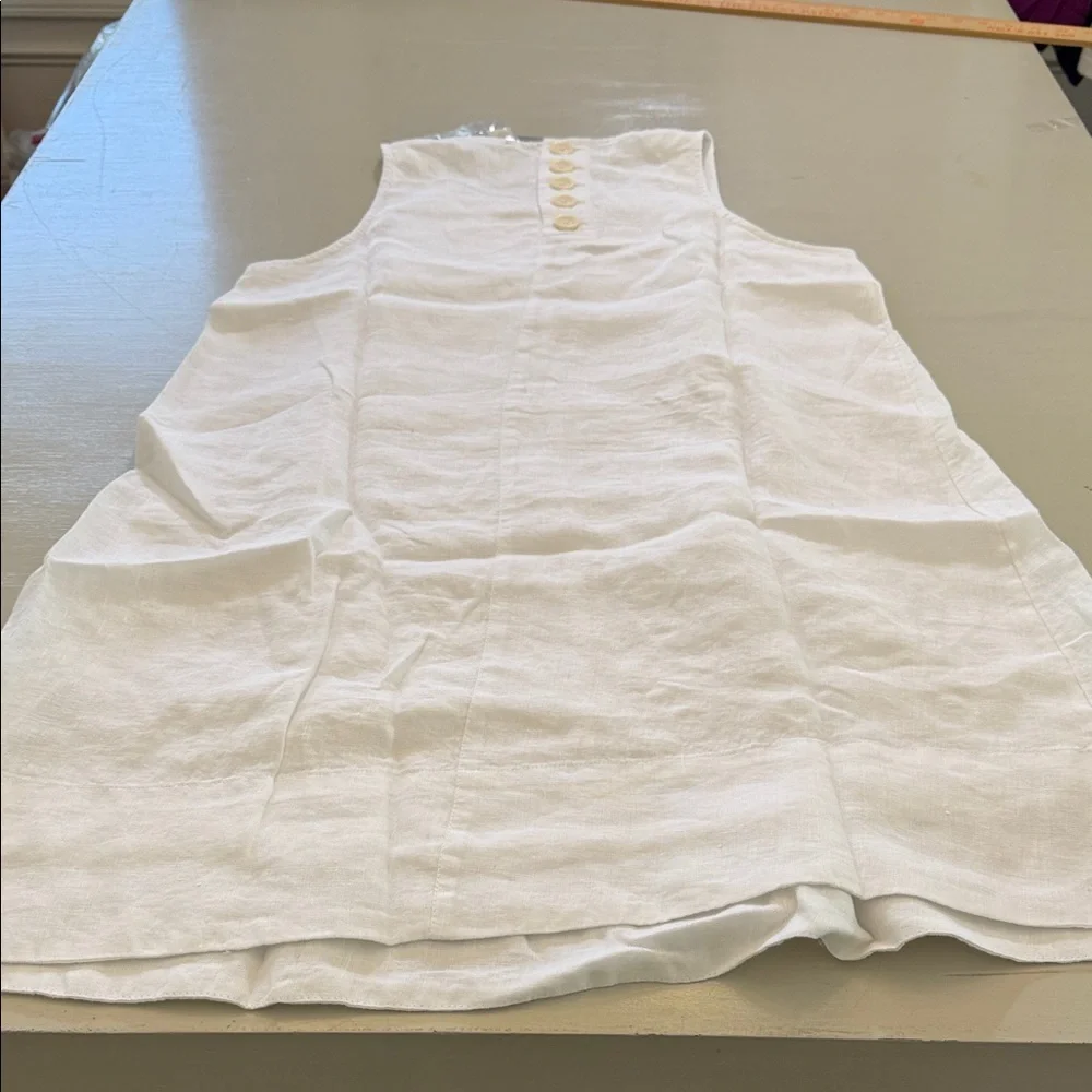J. Crew Maxine button-back dress in linen Size Small - Picture 13 of 13
